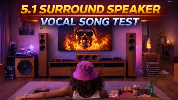 Atmos Surround Test Vocal Moving Speakers