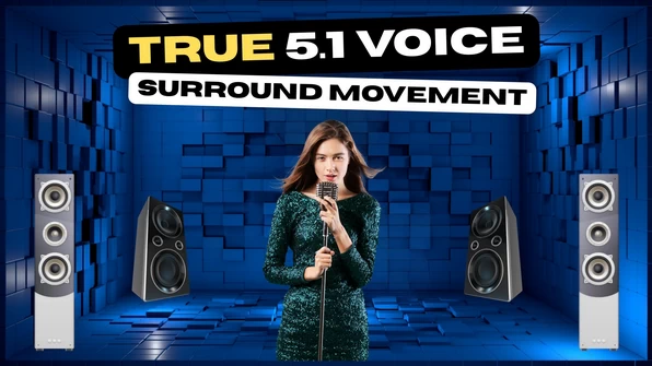True 5.1 Surround Vocal Movement Test