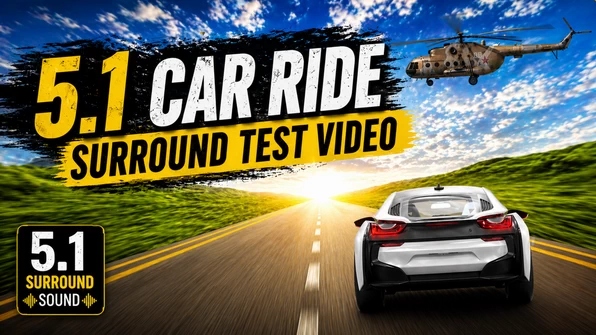 Highway Car Ride 5.1 Surround Clip