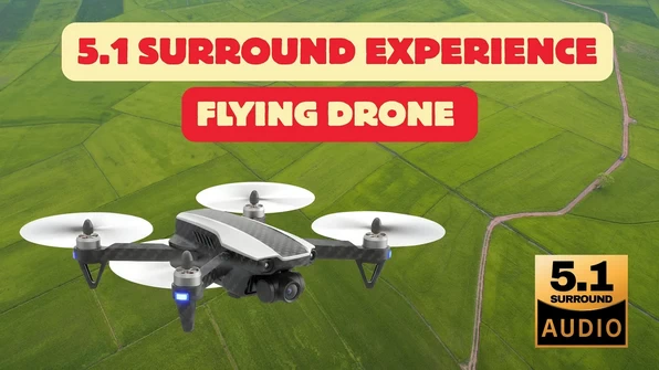 Flying Drone 5.1 Surround Sound Test