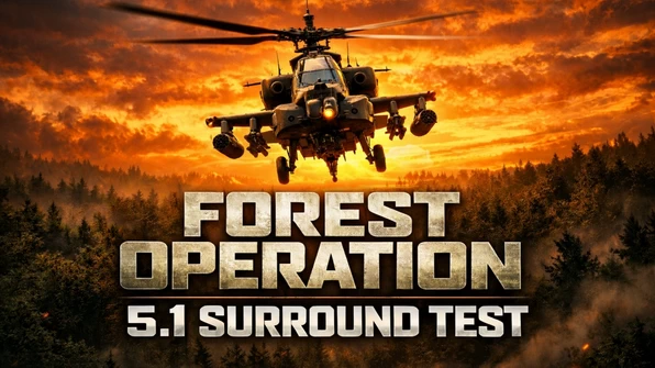 Military Helicopter Flyover 5.1 Surround