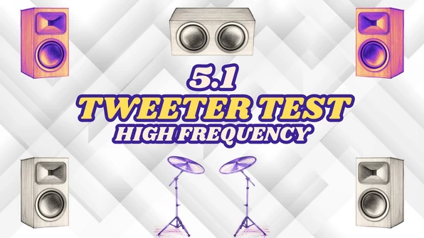 Tweeter Test 5.1 Surround Speaker Check